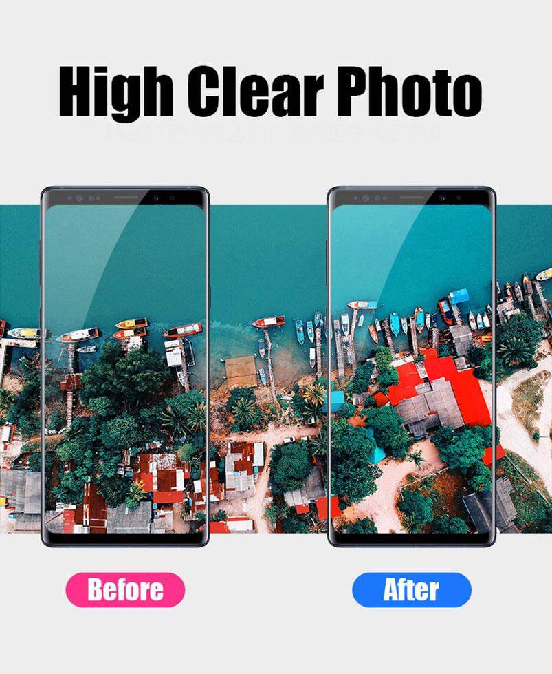LUOWAN [2 pack] For Samsung Galaxy S10 Plus S10E Back Camera Lens Tempered glass screen protector full cover HD(Clear)