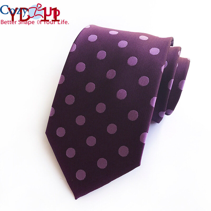 Cà Vạt Ấm Áp Cho Nam, Vải Jacquard Thiết Kế Màu Trơn Cho Đám Cưới Tiệc Công Sở Cổ Điển
