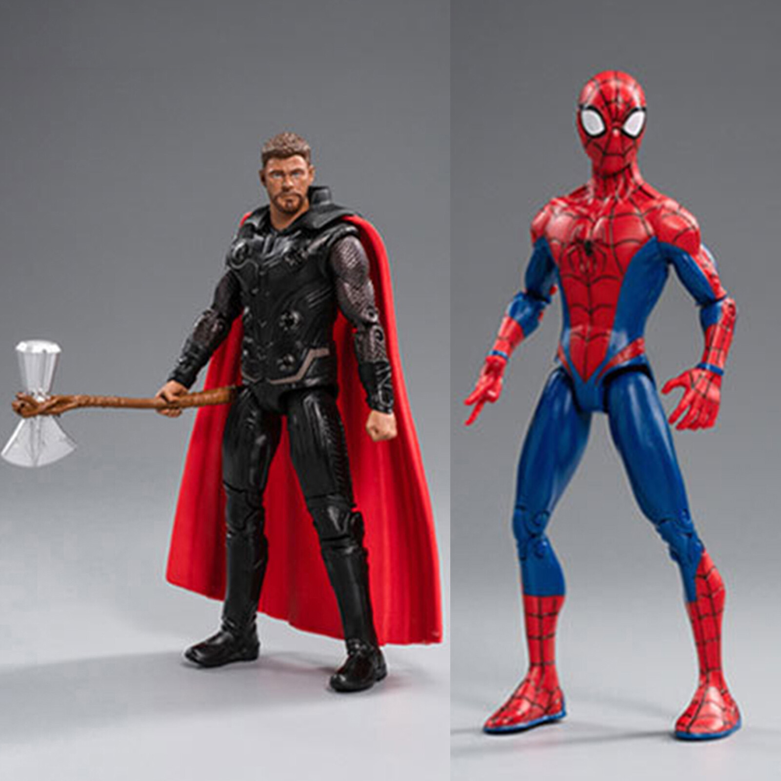 Marvel Iron Man Model Vivid Expression Excellent Craftmanship Solid The Avengers Thor Hulk Iron Man Statue for Collection Durable Marvel Iron