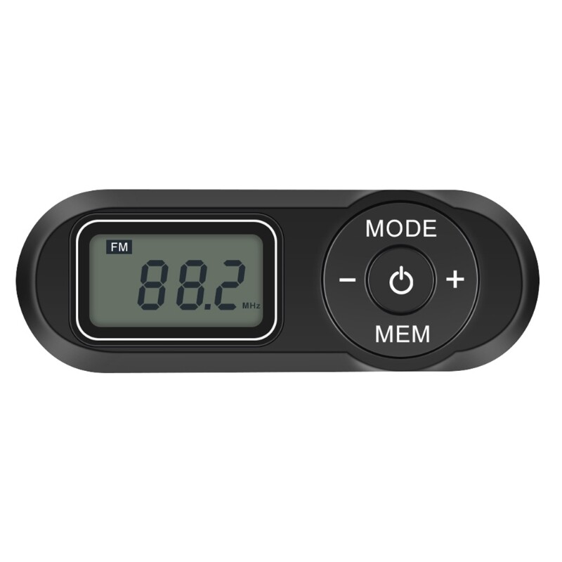 Digital pocket fm radio fm:64-108mhz portable fm radio receiver with lcd display neck lanyard 3.5mm headphone