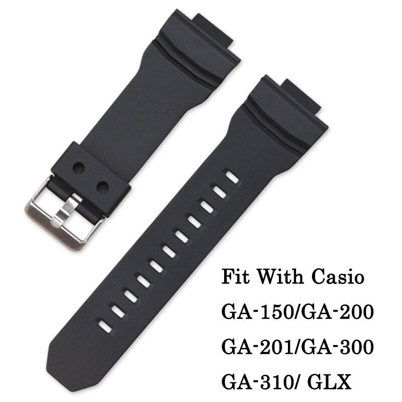 Watch Band Straps Waterproof Rubber Replace For Casio G-Shock GA-150/200/201/300/310/GLX Series Watchband Men Watch Accessories