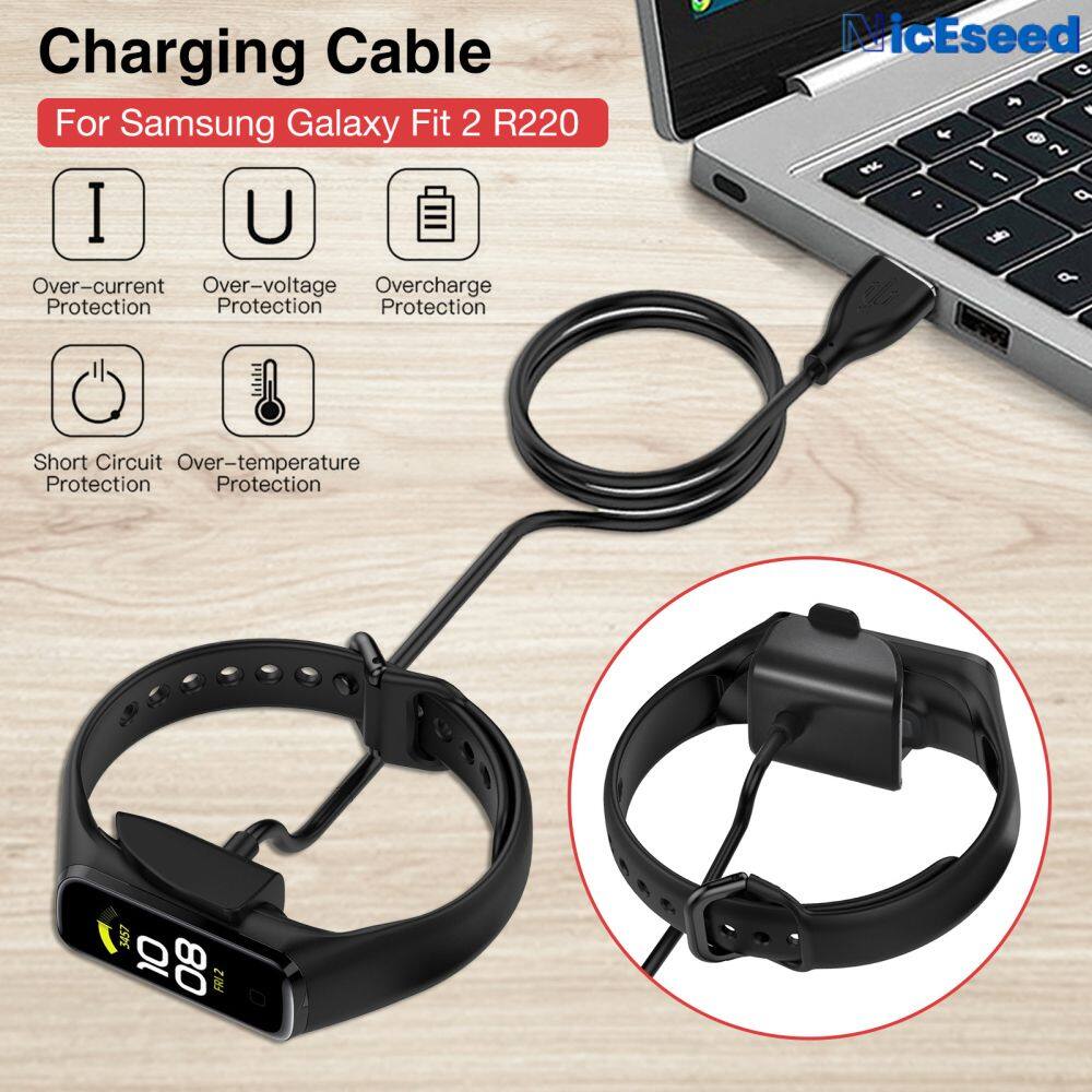 NicEseed【For Samsung Galaxy Fit 2】SM-R220สมาร์ทวอท์ชUSB Charger 30ซม./100ซม.Quick Charge Cableสร้อยข้อมือกีฬาFastแท่นชาร์จสายไฟแบบพกพาง่ายนำ