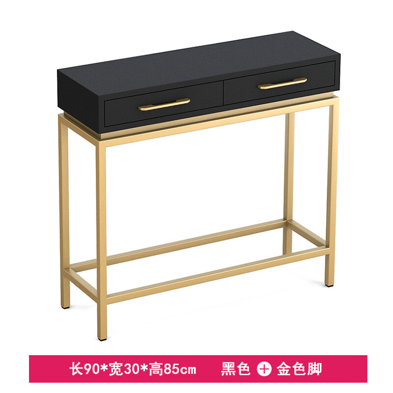 Northern Europe Xuan Guan Ju Console Cabinet Modern Minimalist Access Living Room Decoration Console A Long Narrow Table Iron Art Light Luxury Sideboard Table Lazada