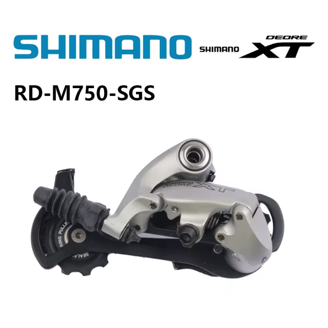 Shimano Deore XT RD-M750-SGS 9S Cùi đề sau cho MTB xe đạp leo núi