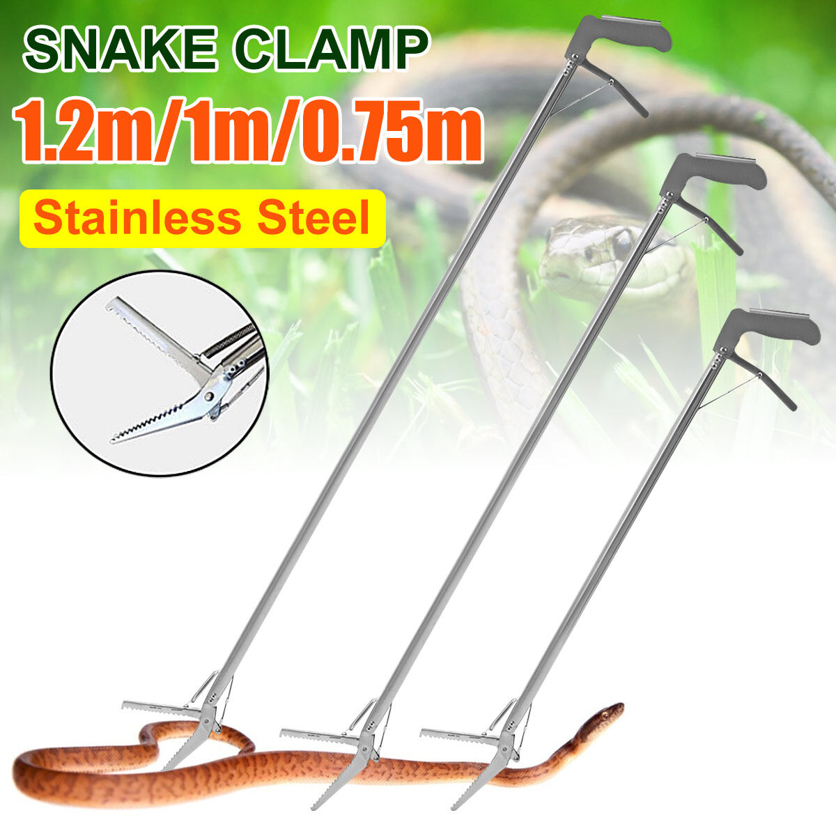 V Cheetong Snake Capture Net With Telescopic Handle Tools Handling