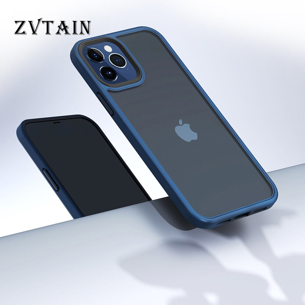Translucent Shockproof Case for iPhone 11 / 12 / 13 / 14 / 15 Pro Max mini 2020 SE 2020 11 Pro MAX 7 8 Plus Xs Max XR 14 Pro 14 15 Plus Cover Luxury Anti-knock Matte TPU Bumper Case for iPhone 12 Pro Max PC Back Cover Casing