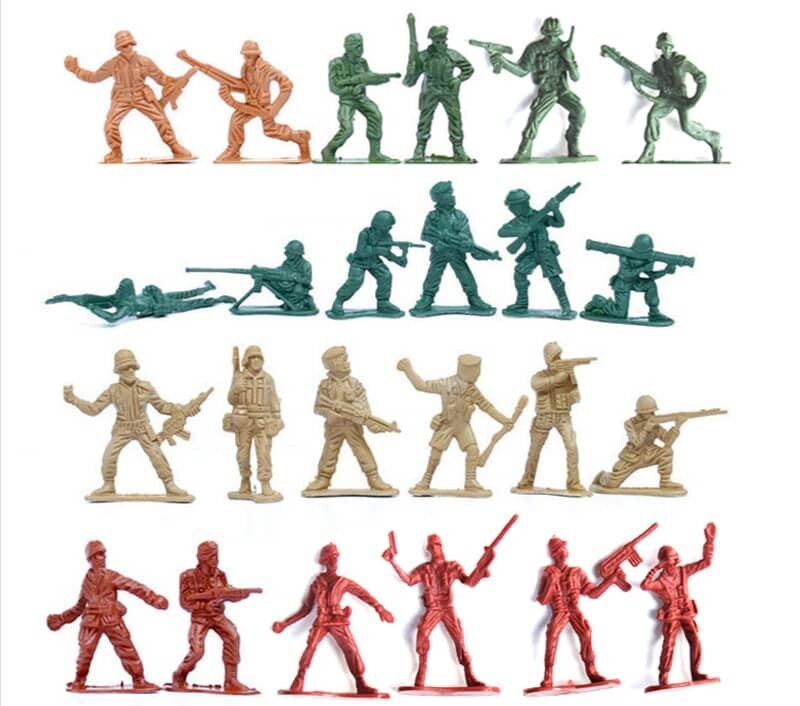 plastic soldier figures