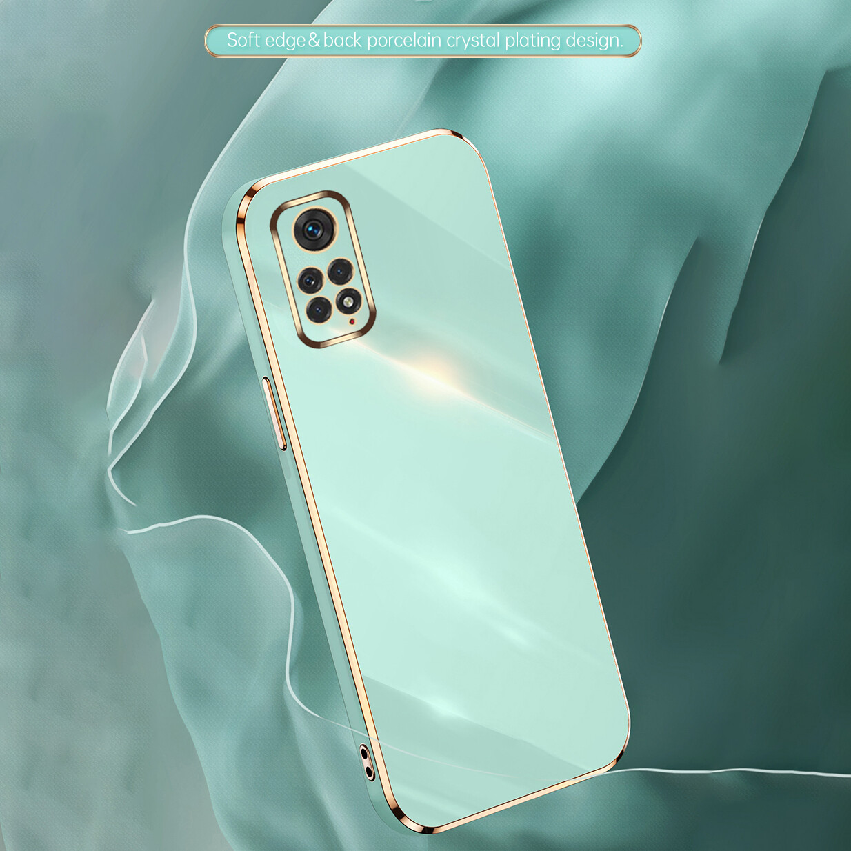 Lenuo Ốp Mềm Mạ 6D Sang Trọng Ốp Điện Thoại Khung Vuông Silicon Cho Xiaomi Redmi Note 11 11S Pro 5G Note 11e Redmi 10 5G Ốp Lưng Lấp Lánh Sáng Bóng