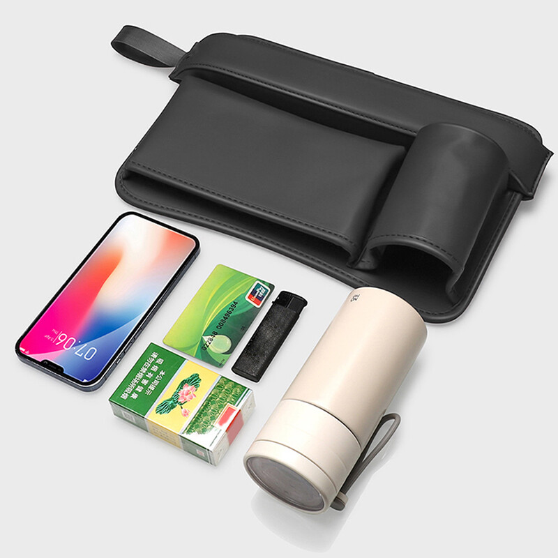 SEAMETAL Universal Car Storage Box Multi-function Organizers Auto Seat Central Control Plug Seat Gap Storage Bag