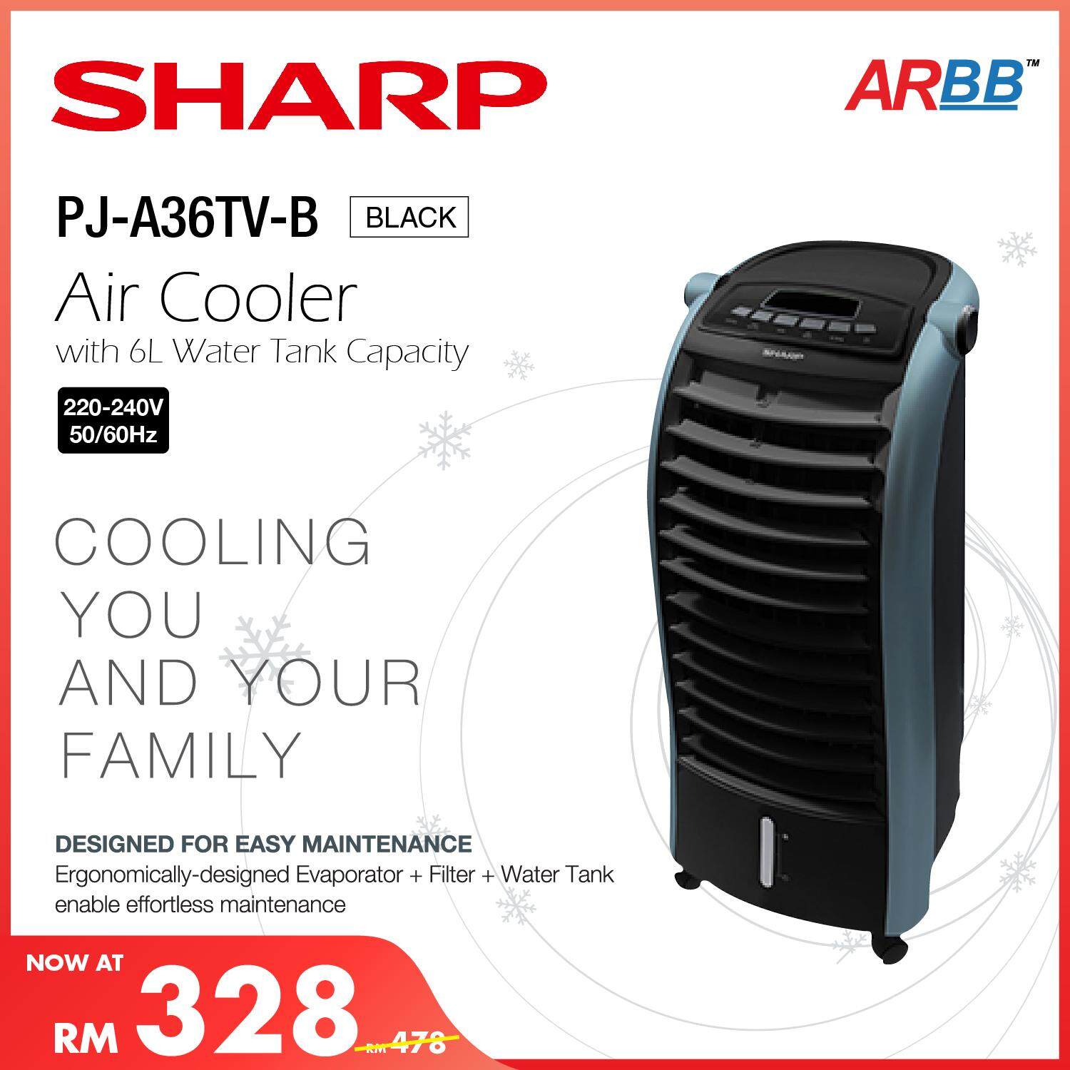 sharp air cooler price
