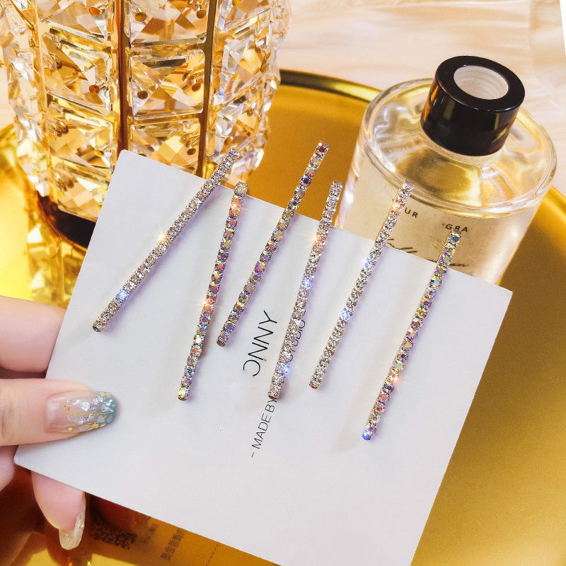 Set 4 Kẹp Tóc Đính Đá Lấp Lánh