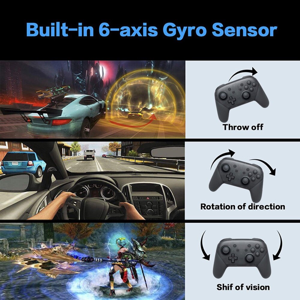 Công Tắc Không Dây Bluetooth Bộ Điều Khiển Chuyên Nghiệp Tay Cầm Chơi Game Cho Nintendo Switch & Switch Oled /Lite/Steam Deck Cần Điều Khiển Trò Chơi