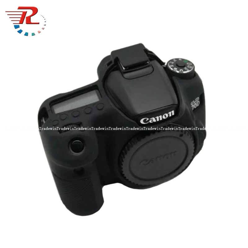 Vỏ Bọc Thân Máy Ảnh Bằng Cao Su Silicon Cho Canon EOS 70D