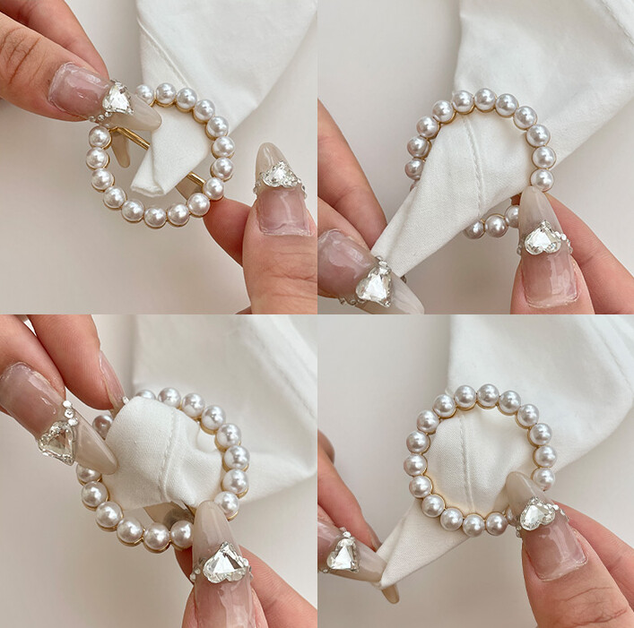 Khóa Cố Định Khăn Choàng / Áo Thun Đa Năng Tiện Dụng