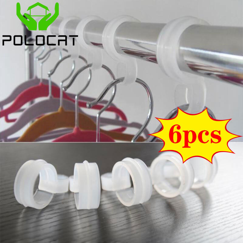 Plocat 6pcs Wind-Proof Hanger Hook, Anti Slip Laundry Drying Wind Hanging Buckle Hook Clip, Clothes Drying Rack Organizer
