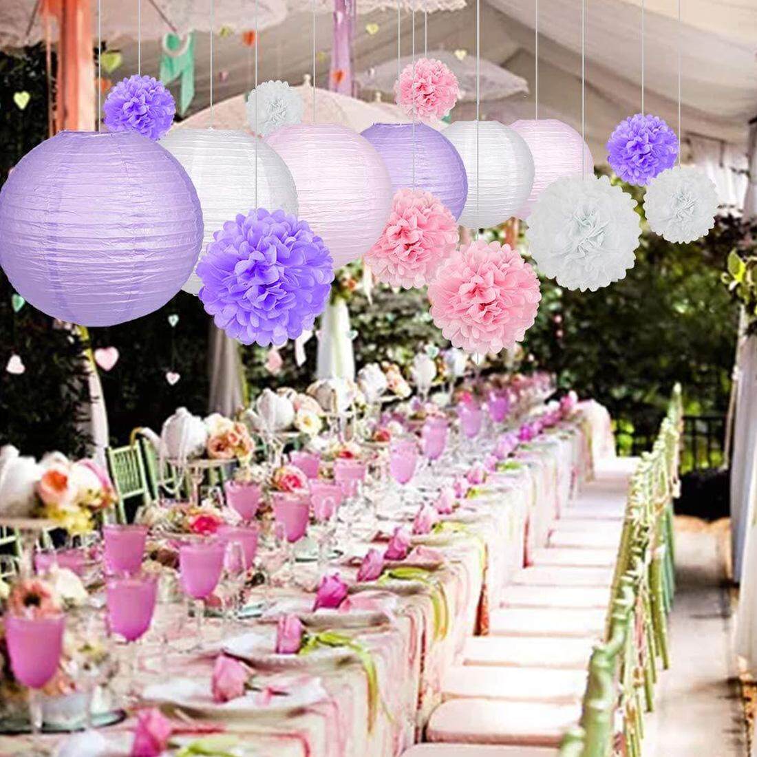 Joylivecy Wedding Party Chinese Paper Lantern Decoration Assorted