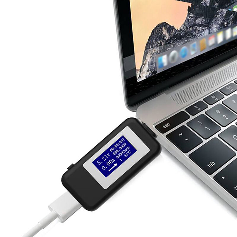 1PCS C-type USB tester DC digital voltmeter ammeter tester Charging bank charging indicator