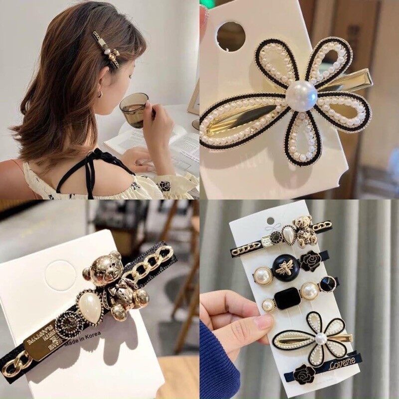 Set 5 kẹp tóc hàn quốc
