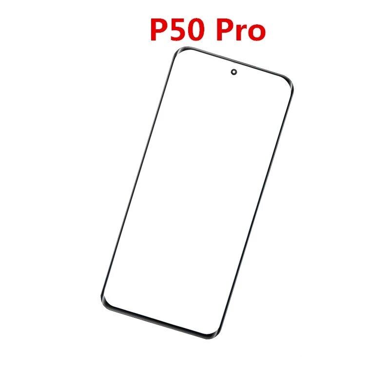 P30pro Outer Screen For Huawei P30 P40 Pro Plus P50 Front Touch Panel LCD Display Out Glass Cover Lens Repair Replace Parts