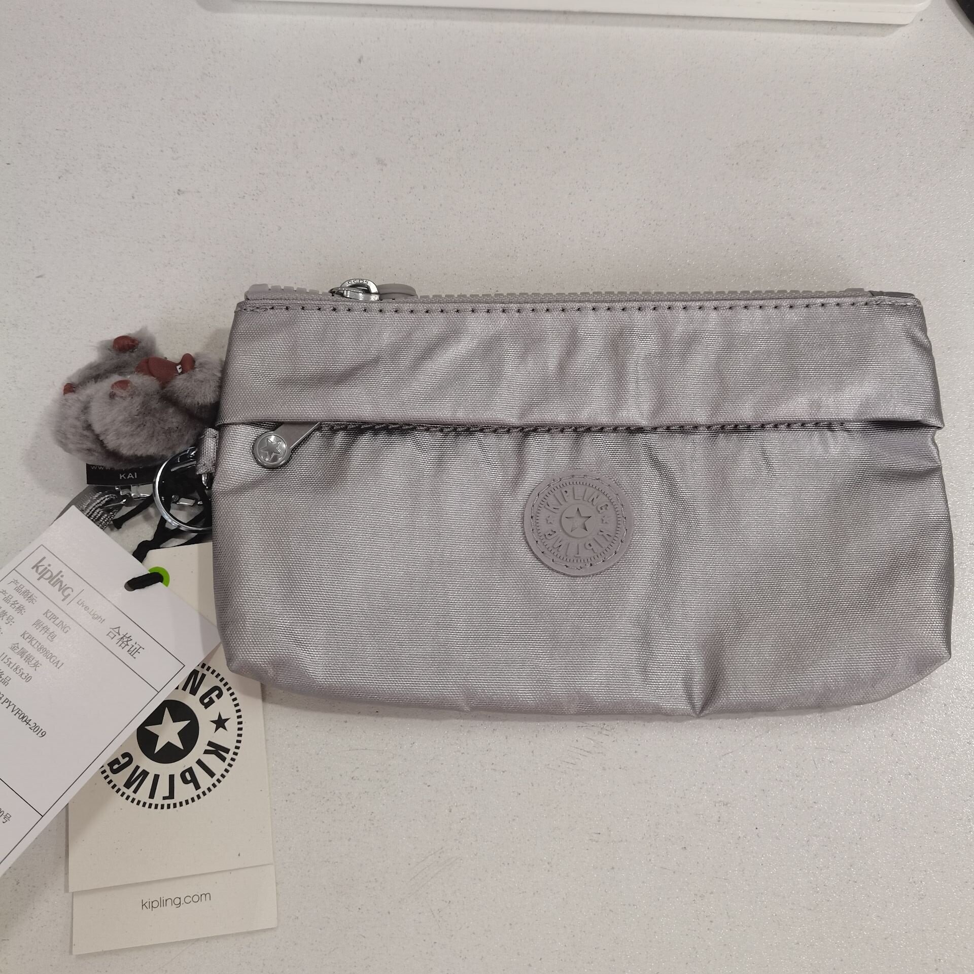 30ปิด Clearance Kipling Kipling ลิงแฟชั่นมินิกระเป๋าสตางค์ยาวผู้หญิง