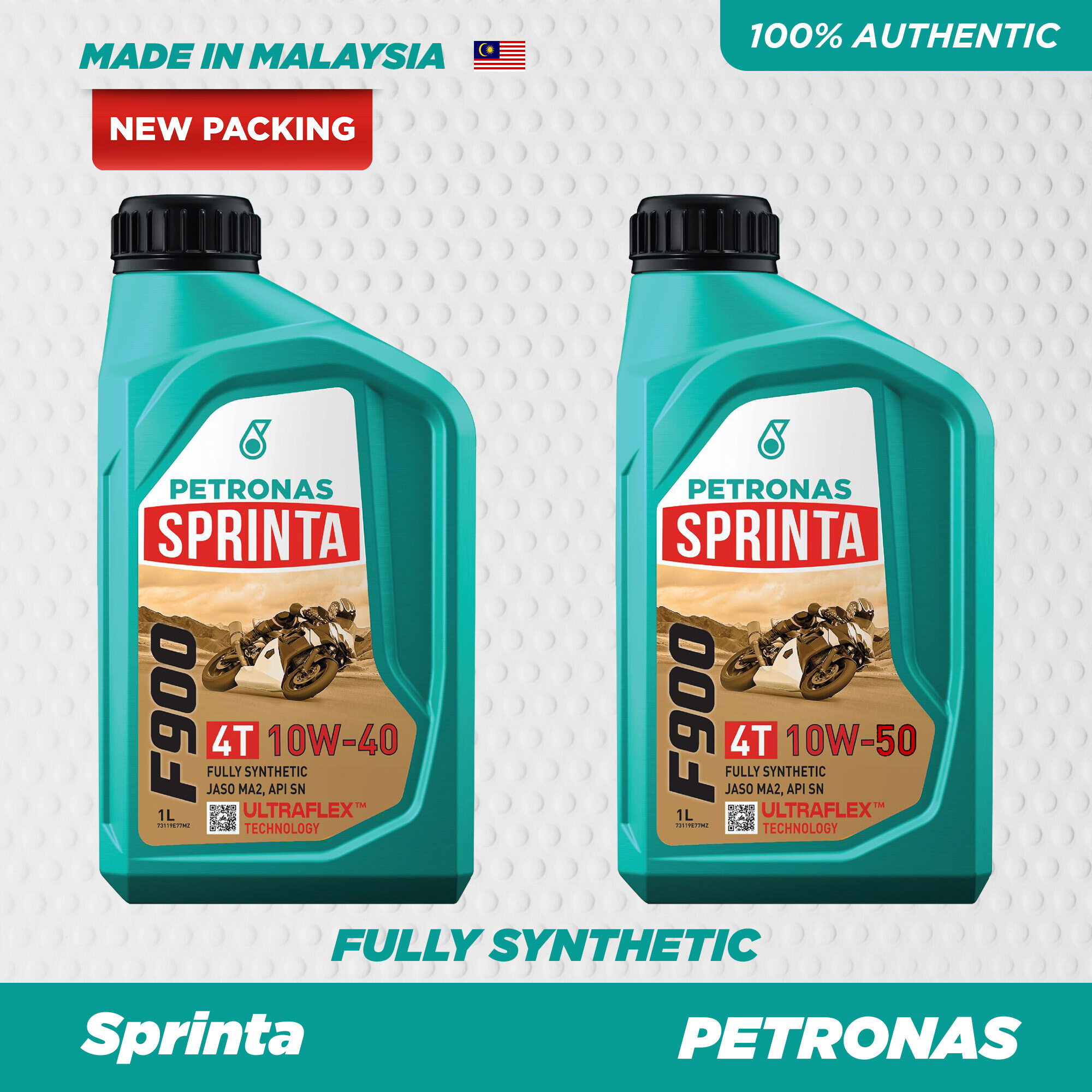 PETRONAS SPRINTA F900 4T 10W40 10W50 Fully Synthetic Engine Oil