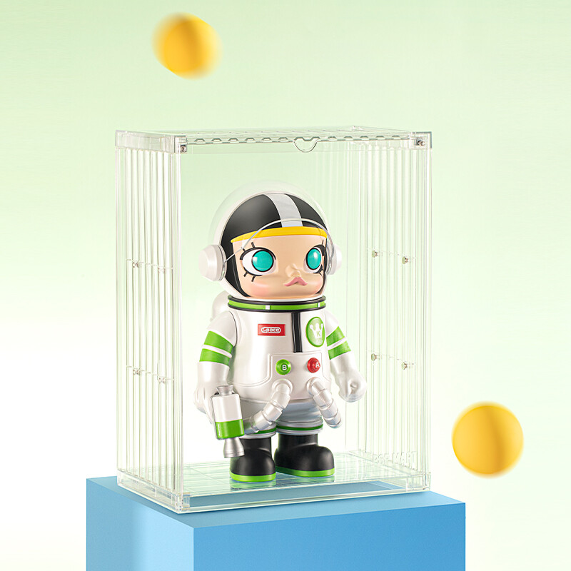 POP MART 400% Display Box Transparent Assembled Container（not included Blind Box）