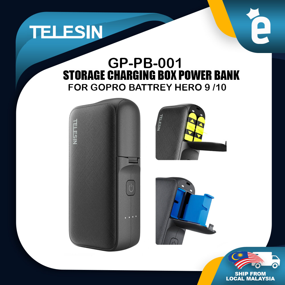 TELESIN GPPB001 Storage Charging Box Power Bank for GoPro Battery