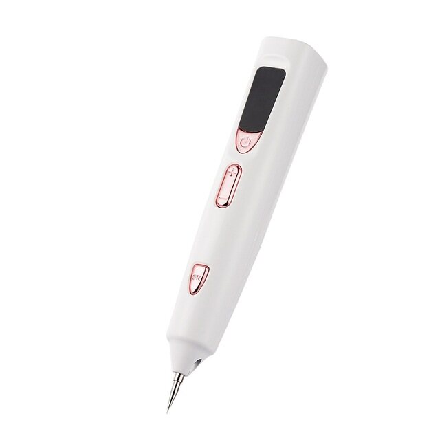 foreverlily Mole Removal Device Double Lights LCD Plasma Pen for Face Body Dark Spot Wart Freckle Removal 9 Levels Laser Pen Skin Care Tool