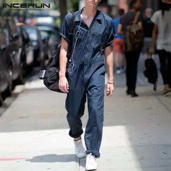polyester jumpsuit mens