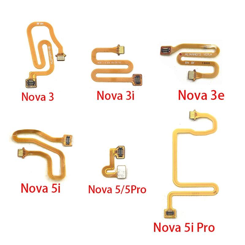 Home Button Fingerprint Touch Id Sensor Connector Flex For Suitable For Huawei Nova 3 3I 4 4E 5 5I Pro P10 P20 Pro P30 Lite