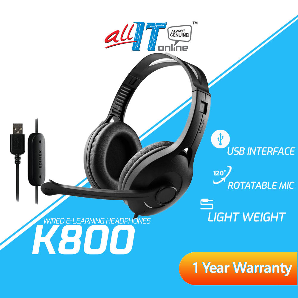 Edifier k800 discount usb headset specs