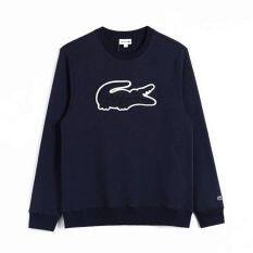 Lac-os Áo Hoodie Cổ Tròn Áo Chui Đầu Cổ Tròn Cotton In Nhãn Cá Lớn Mới Thu/Đông M-4XL