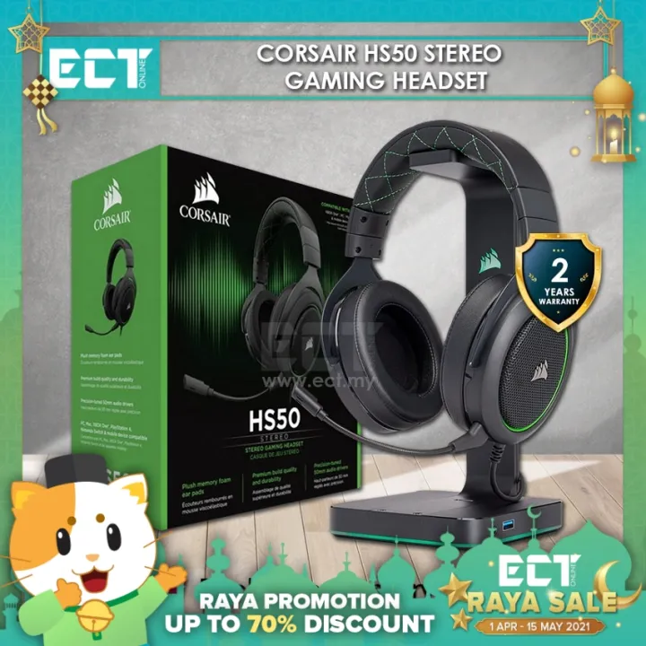 corsair hs50 stereo carbon