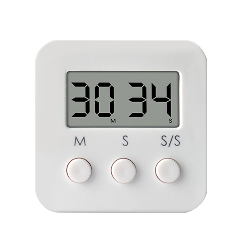 LCD Management Timer Student Learning Self-Discipline Reminder Stopwatch Mini Cute Electronic Alarm Clock Kitchen Gadgets