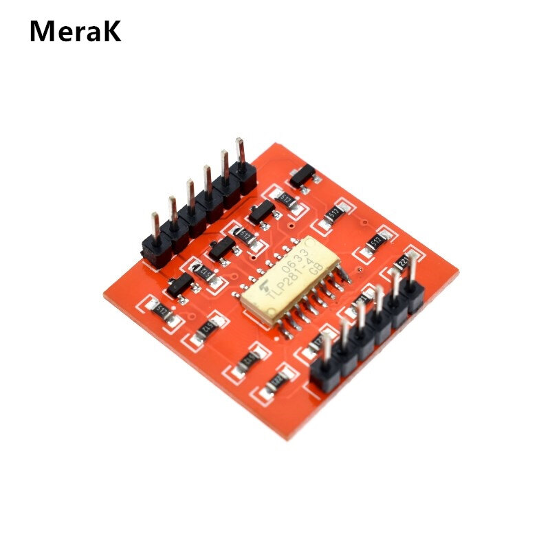TLP281 4 Channel Opto-isolator IC Module For Arduino Expansion Board High And Low Level Optocoupler Isolation 4 Channel