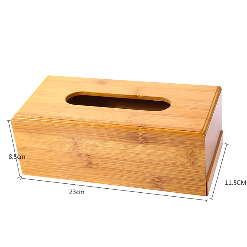 S/M/L Creative Home Living Table Decoration Wood Storage Case Wooden Tissue Box Napkin Facial  Paper Boxes Cover Holder