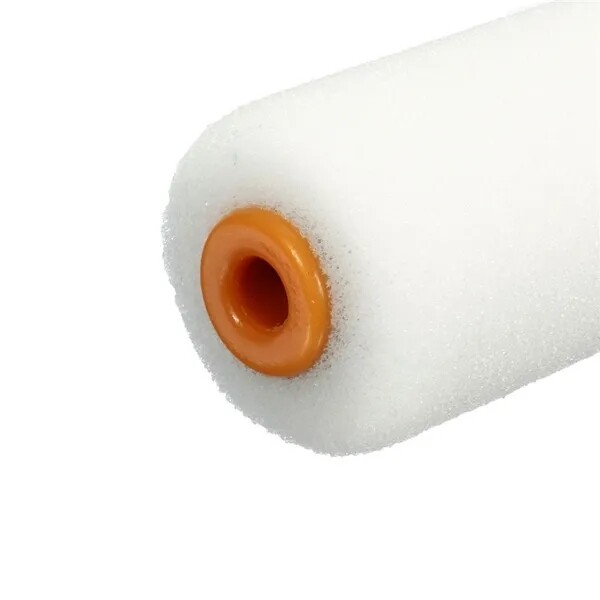 10Pcs 100Mm Mini lăn sơn Trắng Bền Bọt lăn sơn Tay Áo Nạp sơn thủ công con lăn xốp Trang trí Nghệ Thuật Bộ dụng cụ vẽ tranh