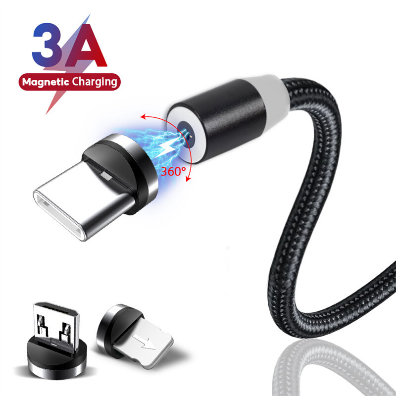 3-trong-1 cáp sạc Lightning Micro USB Type C Cáp sạc nhanh dòng cáp sạc tương thích với Iphone Ipad Điện thoại Android Huawei Xiaomi Samsung Vivo