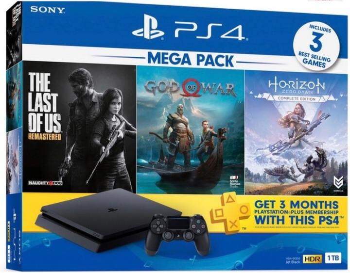 playstation 4 slim 1tb mega pack