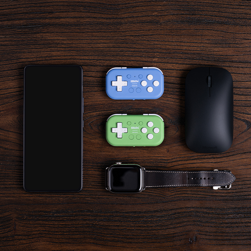 Ban đầu 8bitdo Micro Gamepad Bluetooth tương thích với chuyển đổi Android Raspberry Pi Bộ điều khiển không dây cho Bộ chuyển đổi Nintendo/chuyển đổi OLED/chuyển đổi Lite có dây USB Tay cầm chơi game