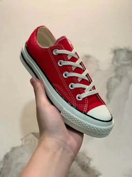 red canvas shoes mens