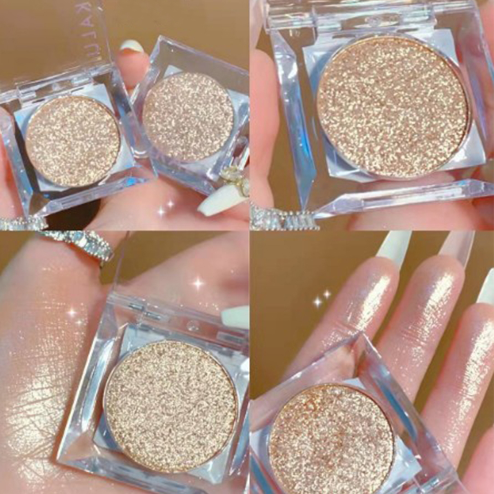 Phấn mắt trang điểm thời trang phấn mắt mềm lấp lánh màu phấn mắt mỹ phẩm mắt ánh kim/yida