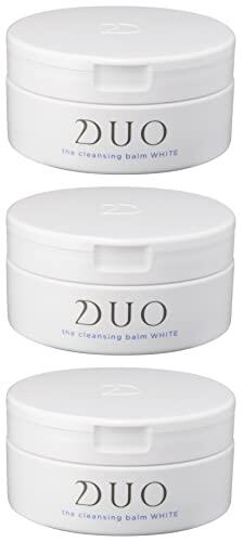 Japan DUO The Cleansing Balm White a 90g x 3 pieces Makeup Remover [Natural Craig Sur x Bright Care] For clear skin <Skin color uneven aging> Matsuek OK W No need to wash your face