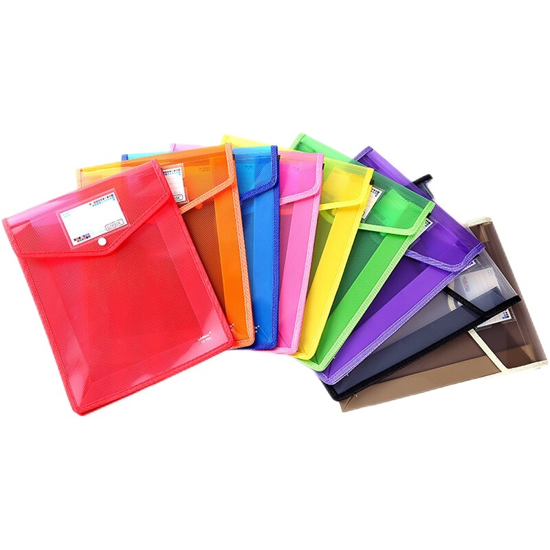 [NEW] A4 A5 Plastic File Wallet Bag for Documents Envelope Expanding File Folder Waterproof Document Organizer School Home Business