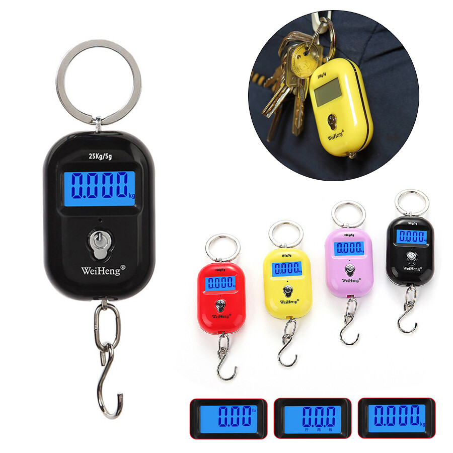 Portable Mini Hanging Scale Digital Scale BackLight Electronic Fishing Weights Pocket Scale Luggage Scales