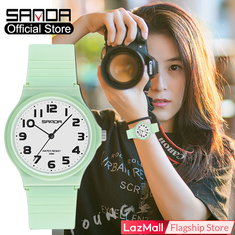 SANDA New Listing Original Women Watch Fashion Sports Luxury Waterproof Women Clock Casual Quartz Outdoor Women Watch