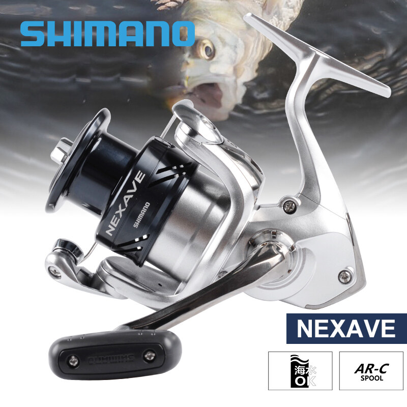 Original Shimano Nexave 1000 2500 3000 4000 5000 6000 8000 Fishing Spinning Reel 