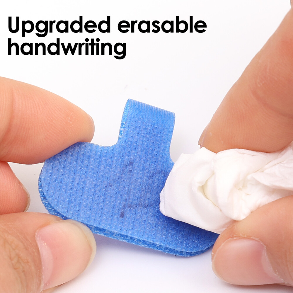 【On Sale】10Pcs Cáp nhãn giấy dòng dữ liệu nhận dạng sợi dây Thẻ Nhãn tổ chức mạng