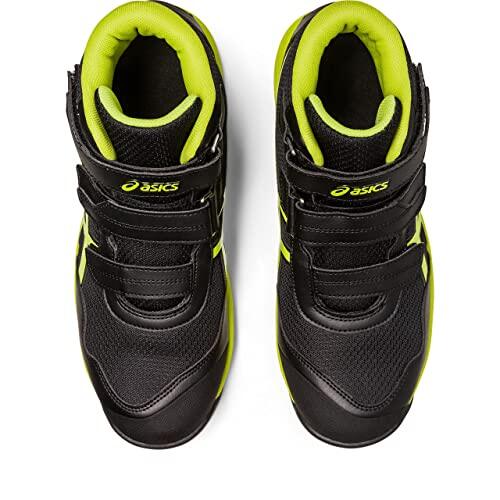 ASICS 　安全靴　CP216 BLACK/NEONLIME ASICS WINJOB CP216 1273A076 001 Black Neon Lime 3E Safety