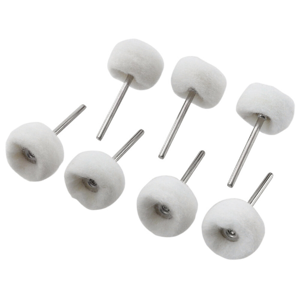 3mm Shank Wool Polishing Abrasive Brush Grinding Buffing Wheel Hand Tools